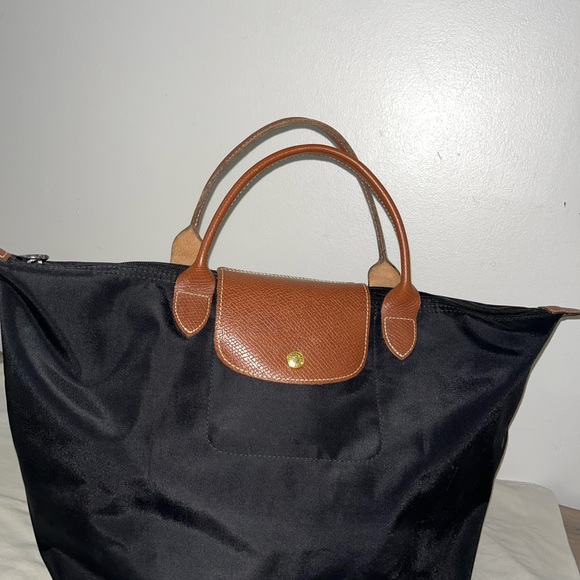 Black Large long champ Tote (short handles) - Picture 8 of 8